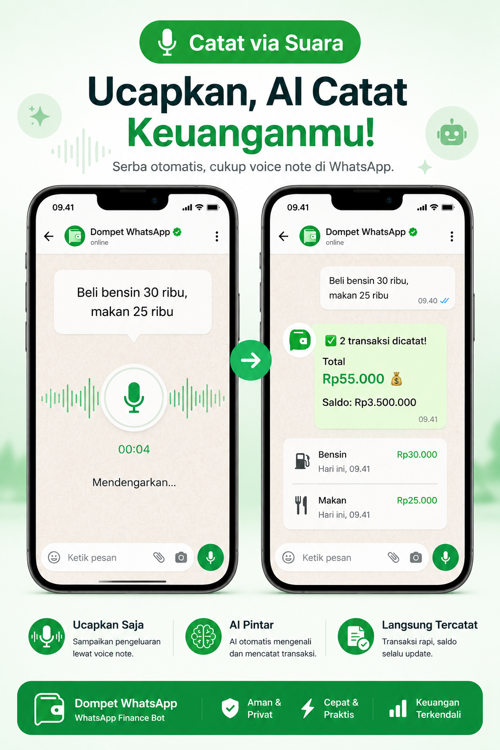 Catat via Voice Note