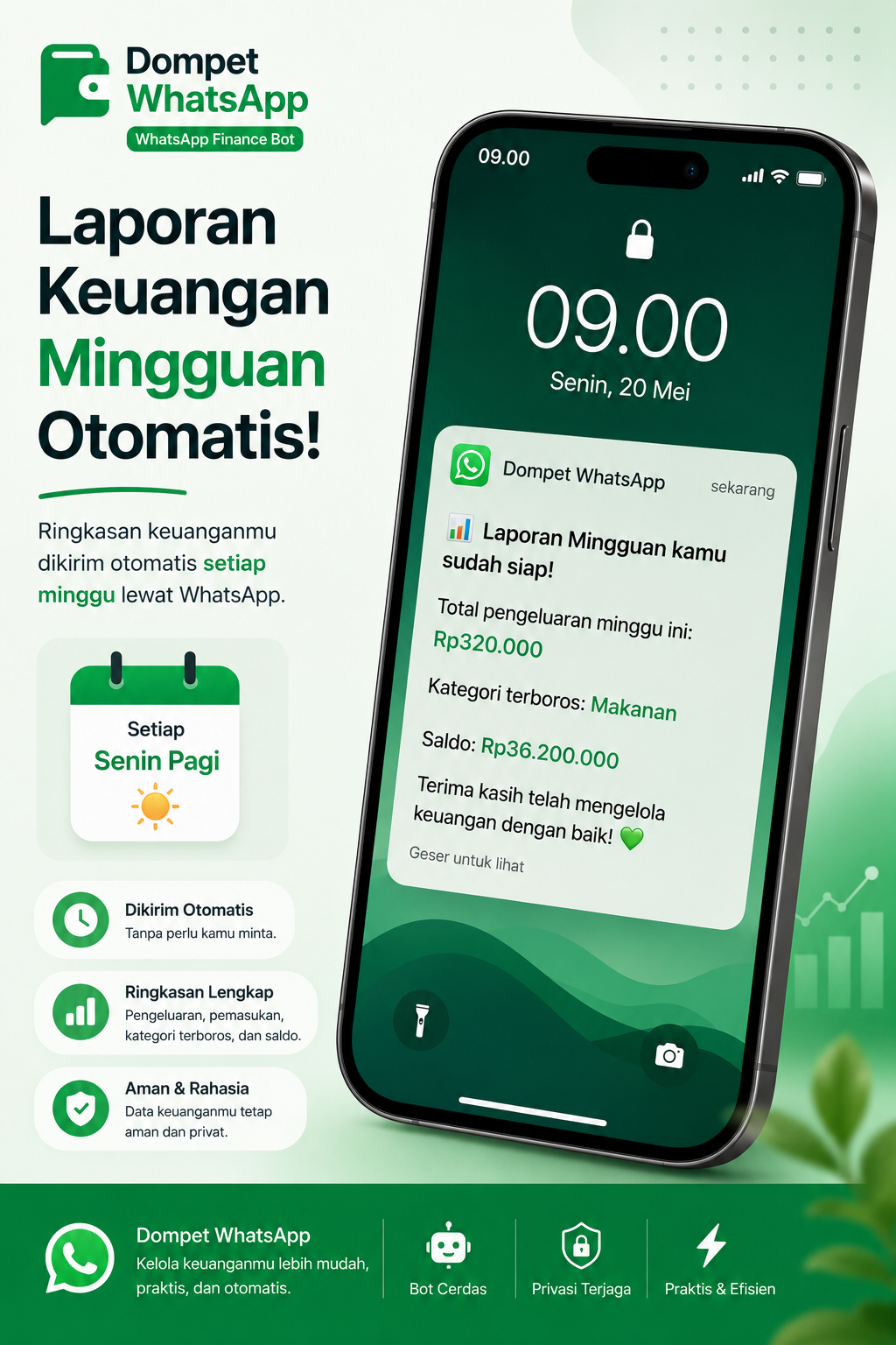 Laporan Keuangan Mingguan Otomatis