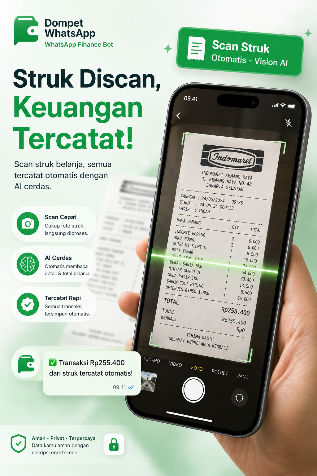 Scan Struk Belanja